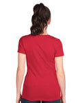 Next Level 1510 Red — on model back