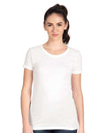 Next Level 1510 White — on model front