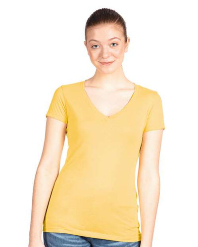 Next Level 1540 Banana Cream — on model front