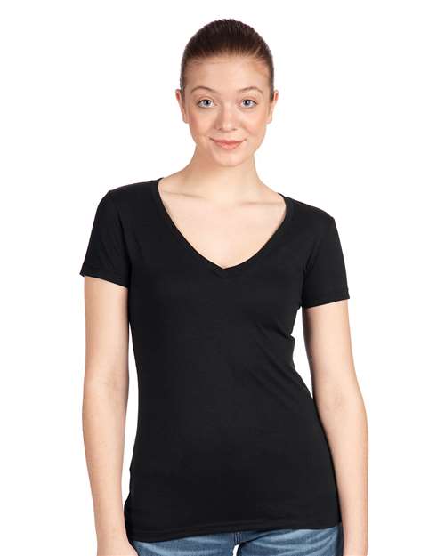 Next Level 1540 Black — on model back
