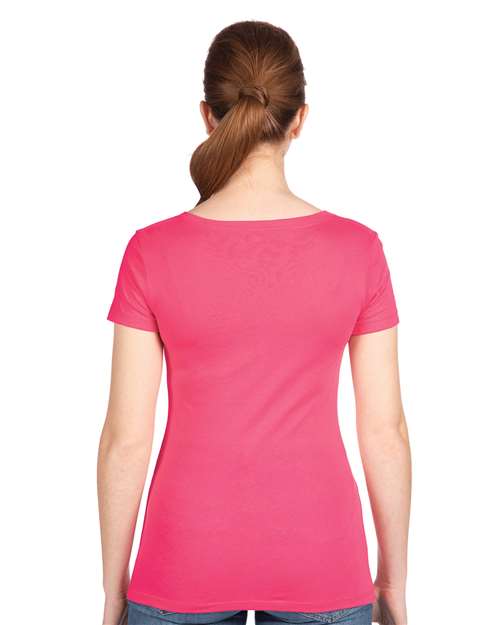 Next Level 1540 Hot Pink — on model back