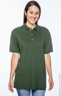 Unisex Ultra Cotton®  Piqué Polo - Forest Green