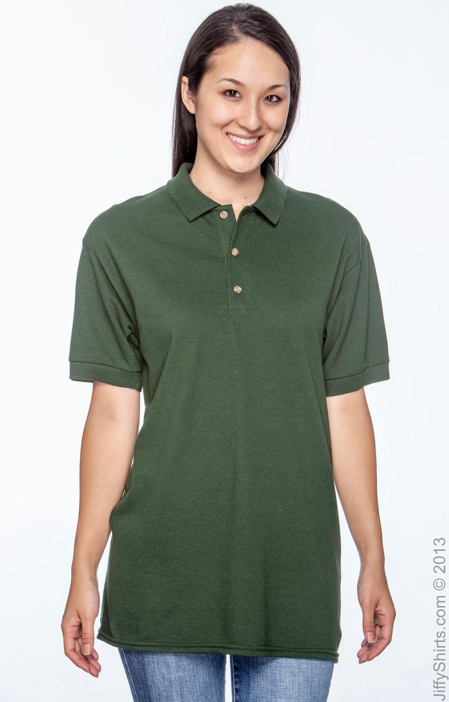 Unisex Ultra Cotton®  Piqué Polo - Forest Green