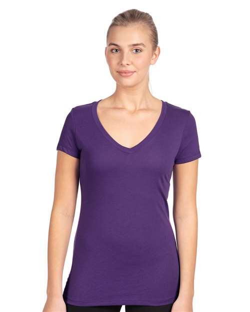 Next Level 1540 Purple Rush — on model front