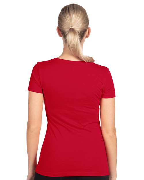 Next Level 1540 Red — on model back