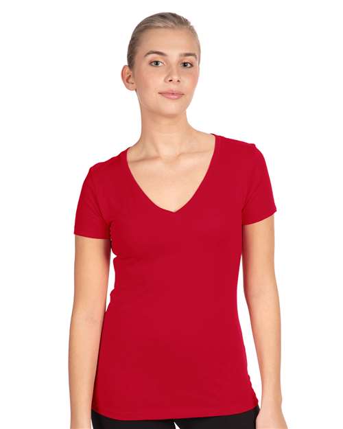 Next Level 1540 Red — on model front