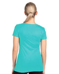 Next Level 1540 Tahiti Blue — on model back