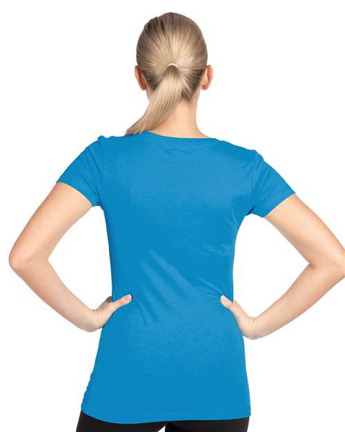 Next Level 1540 Turquoise — on model back