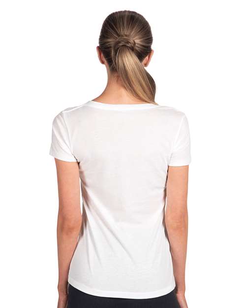 Next Level 1540 White — on model back