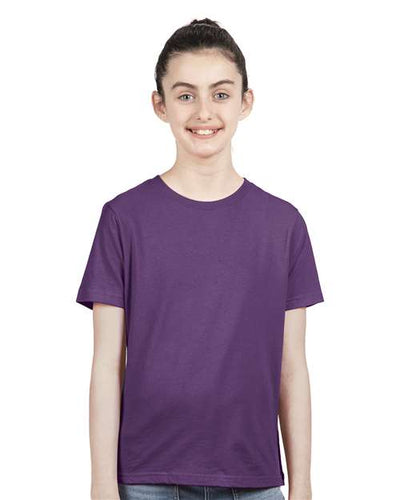 Next Level 3310 Purple Rush — on model front