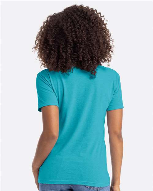 Next Level 6210 Bondi Blue — on model back