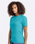 Next Level 6210 Bondi Blue — on model side