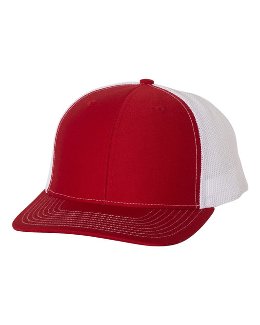 Snapback Trucker Cap - Red / White