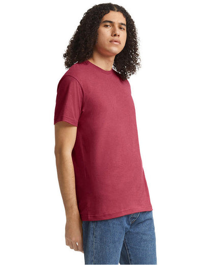 Unisex CVC T-Shirt - Heather Cardinal
