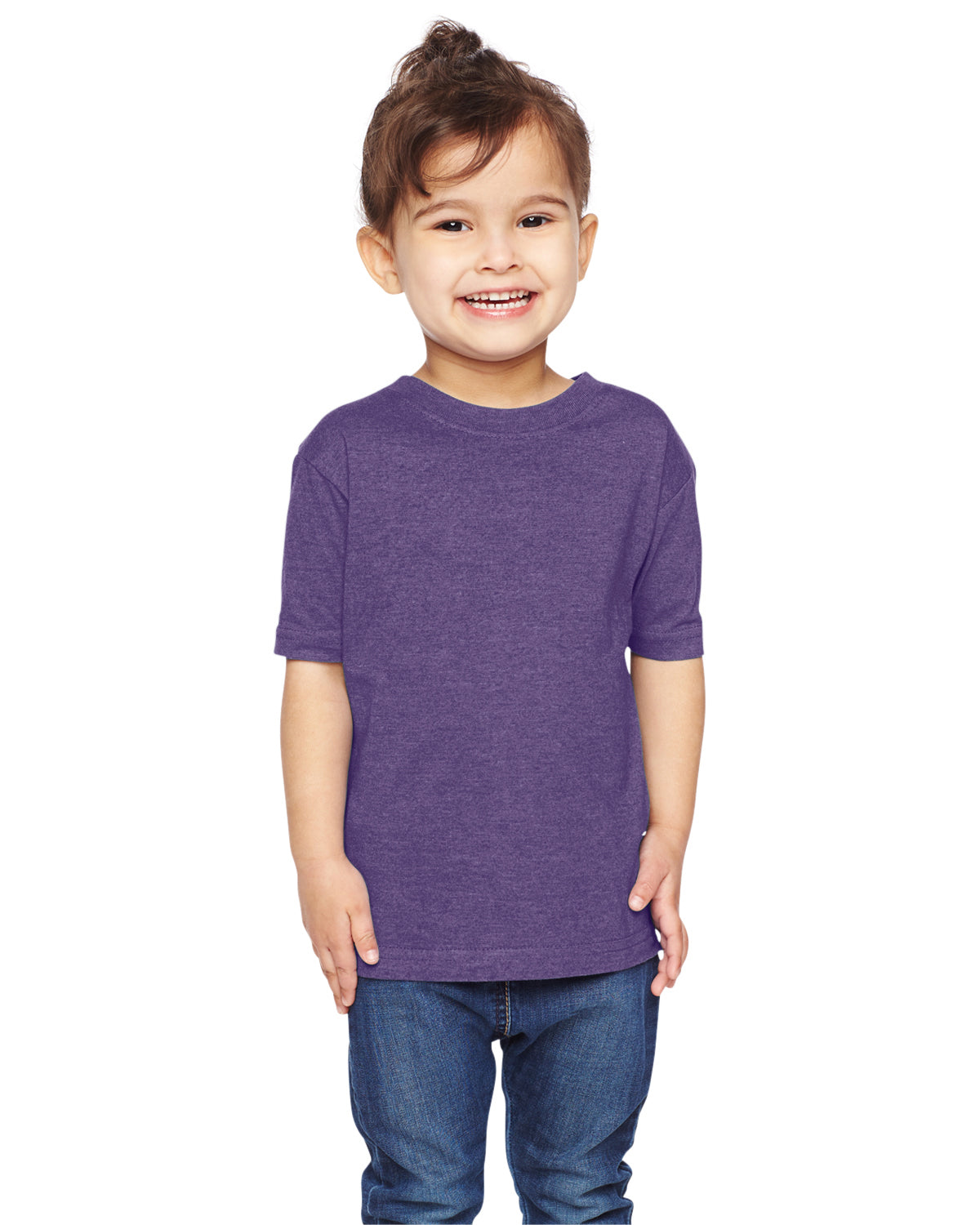 Toddler Fine Jersey T-Shirt - Vintage Purple