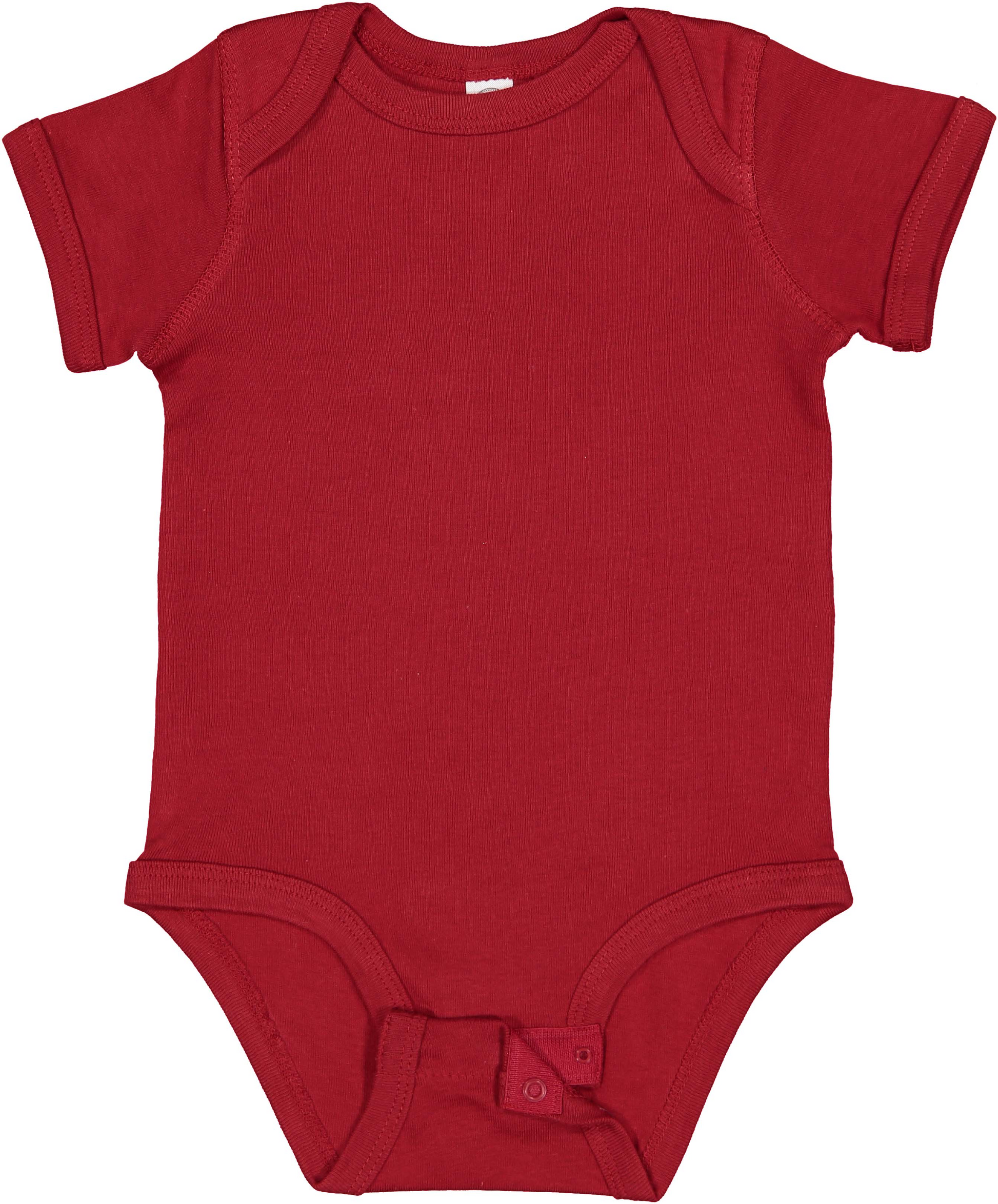 Infant Baby Rib Bodysuit - Garnet