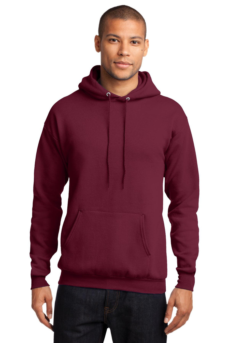 Unisex Core Fleece Pullover Hoodie - Cardinal