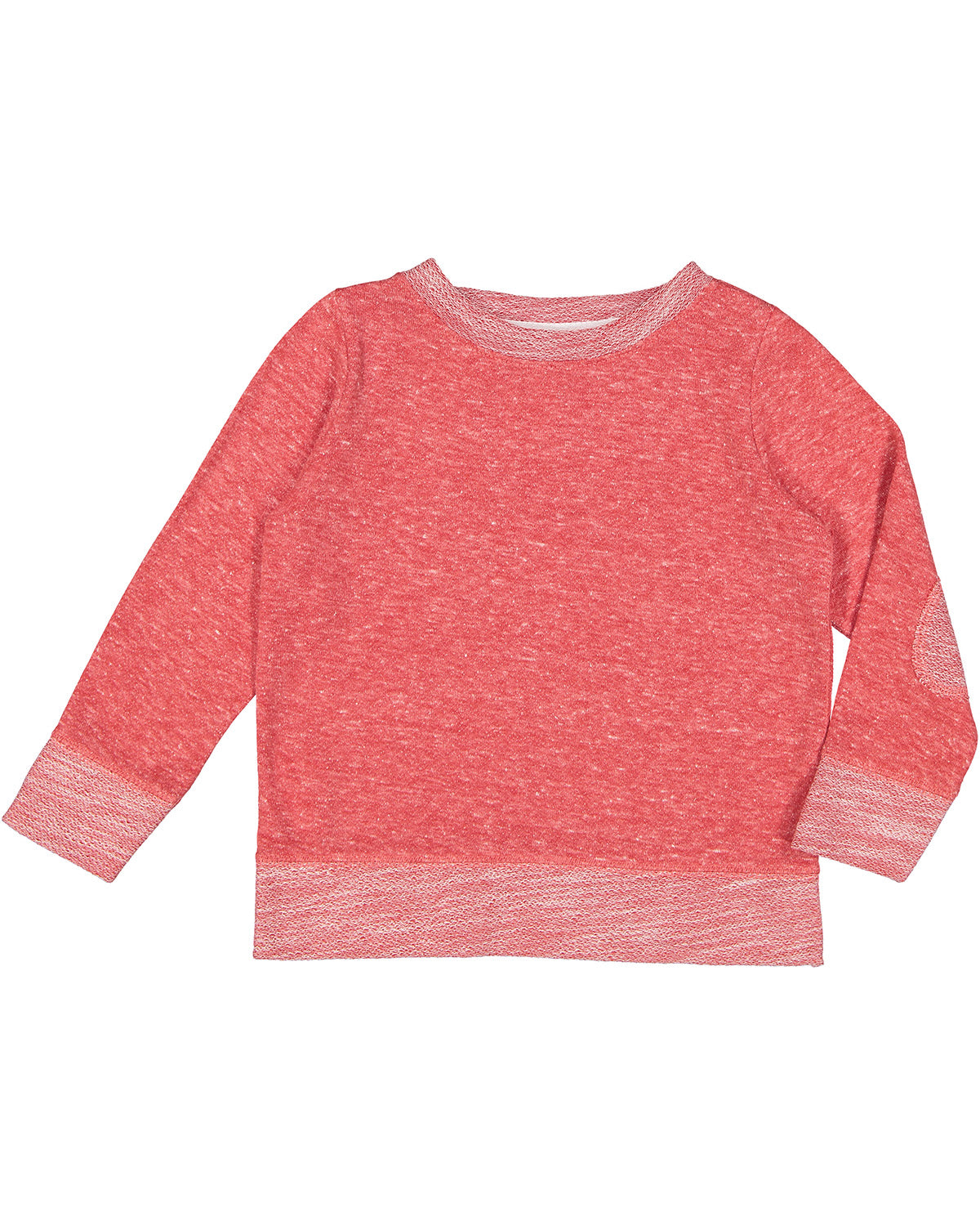 Toddler Harborside Melange French Terry Crew - Red Melange