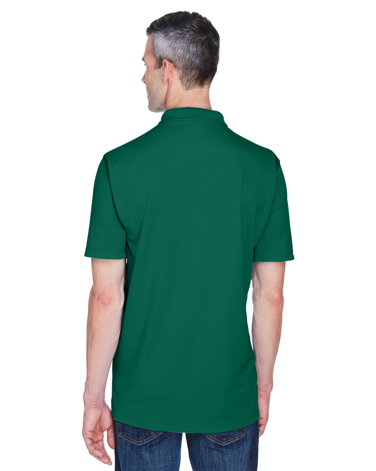Men's Cool & Dry Stain-Release Performance Polo - Forest Green