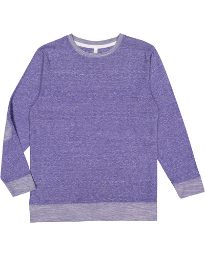 Harborside Melange French Terry Pullover - Purple Melange