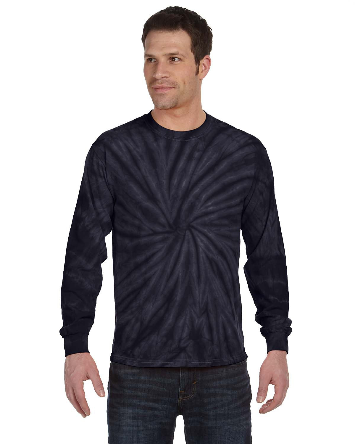 Unisex 100% Cotton Long-Sleeve T-Shirt - Spider Navy