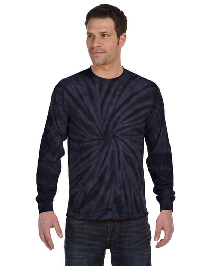Unisex 100% Cotton Long-Sleeve T-Shirt - Spider Navy