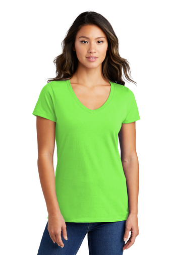 Women's Fan Favorite V-Neck Tee - Flash Green