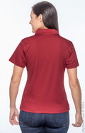 Women's Micro-Piqué Polo - Red
