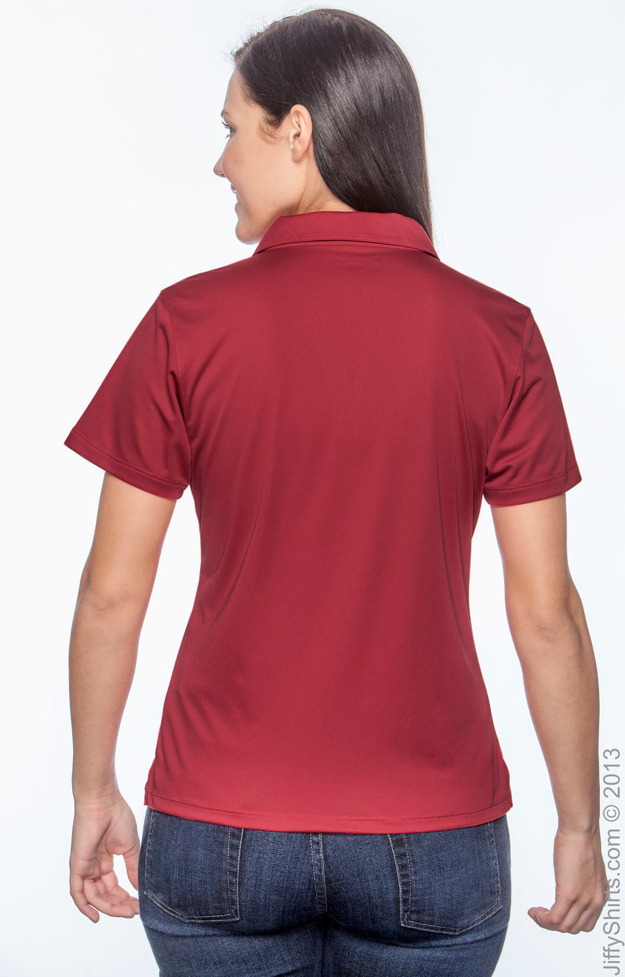 Women's Micro-Piqué Polo - Red