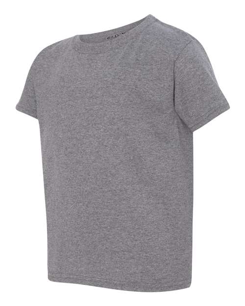 Gildan 8000B Graphite Heather — side