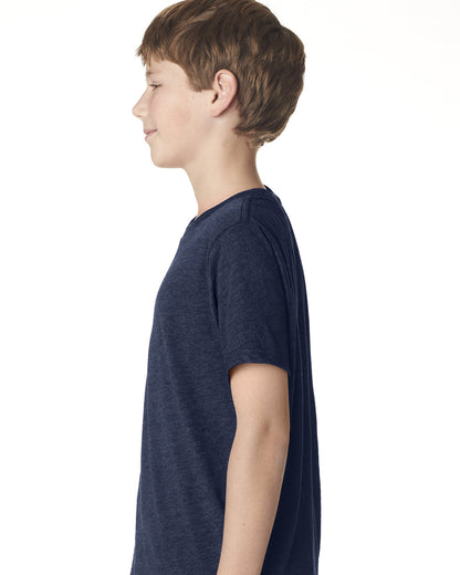 Youth Triblend Crew - Vintage Navy
