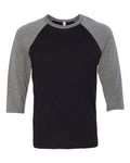BELLA + CANVAS 3200 Black/ Deep Heather — front