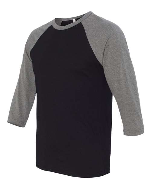 BELLA + CANVAS 3200 Black/ Deep Heather — side