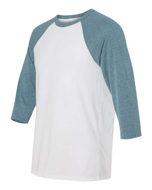 BELLA + CANVAS 3200 White/ Denim — side