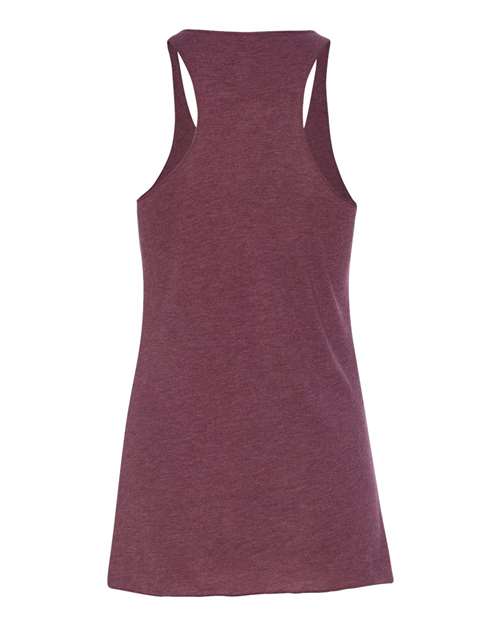 BELLA + CANVAS 8430 Maroon Triblend — back