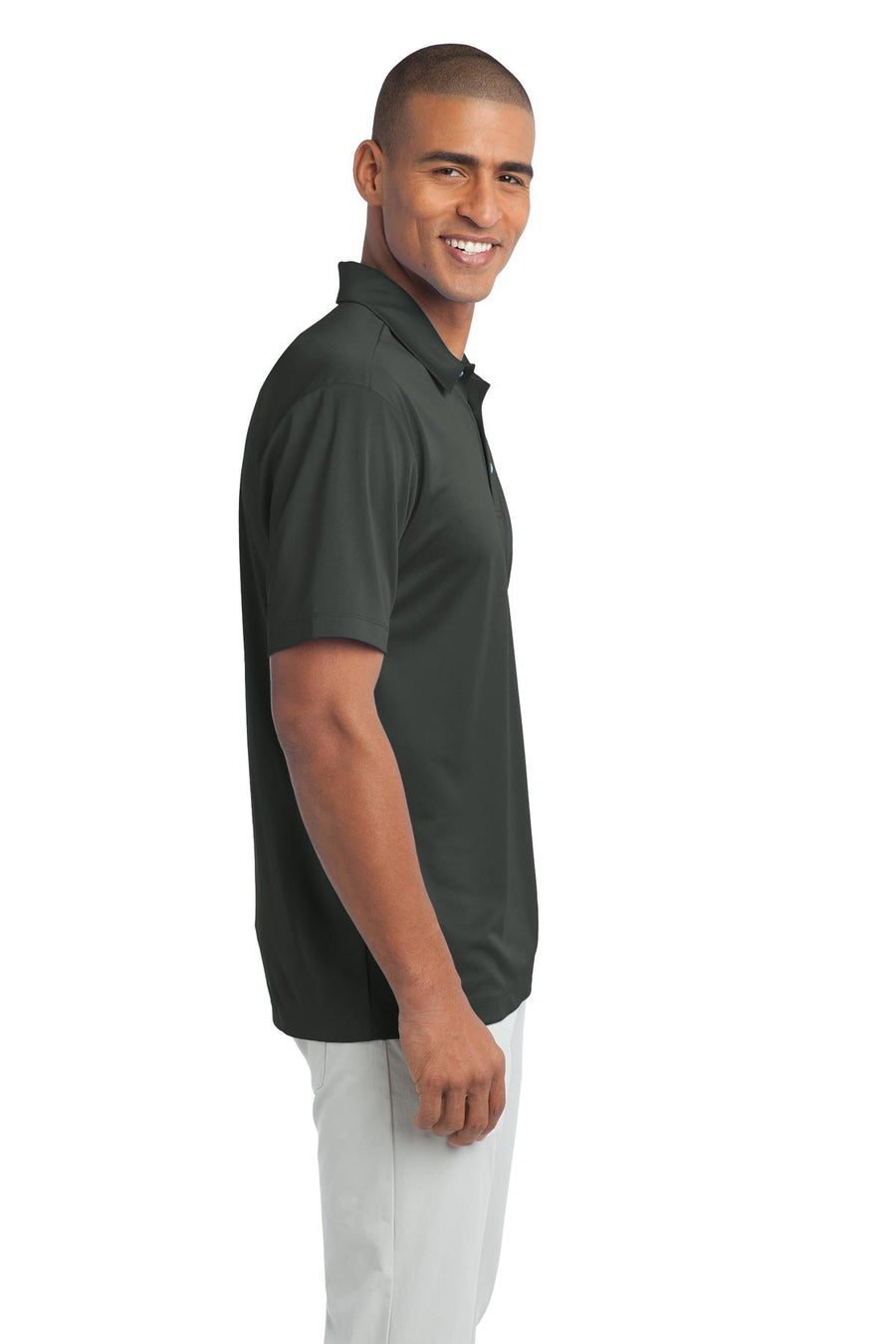 Unisex Silk Touch Performance Polo - Steel Gray
