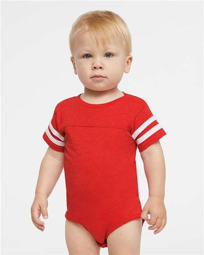 Rabbit Skins 4437 Vintage Red/ White — on model front