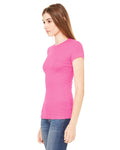 Women's Sheer Mini Rib Short-Sleeve T-Shirt - Berry