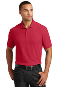 Unisex Core Classic Pique Polo - Rich Red