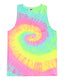 Tie-Dye CD3500 - Unisex 100% Cotton Tank Top - Minty Rainbow