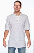 Unisex Ultra Cotton®  Piqué Polo - White