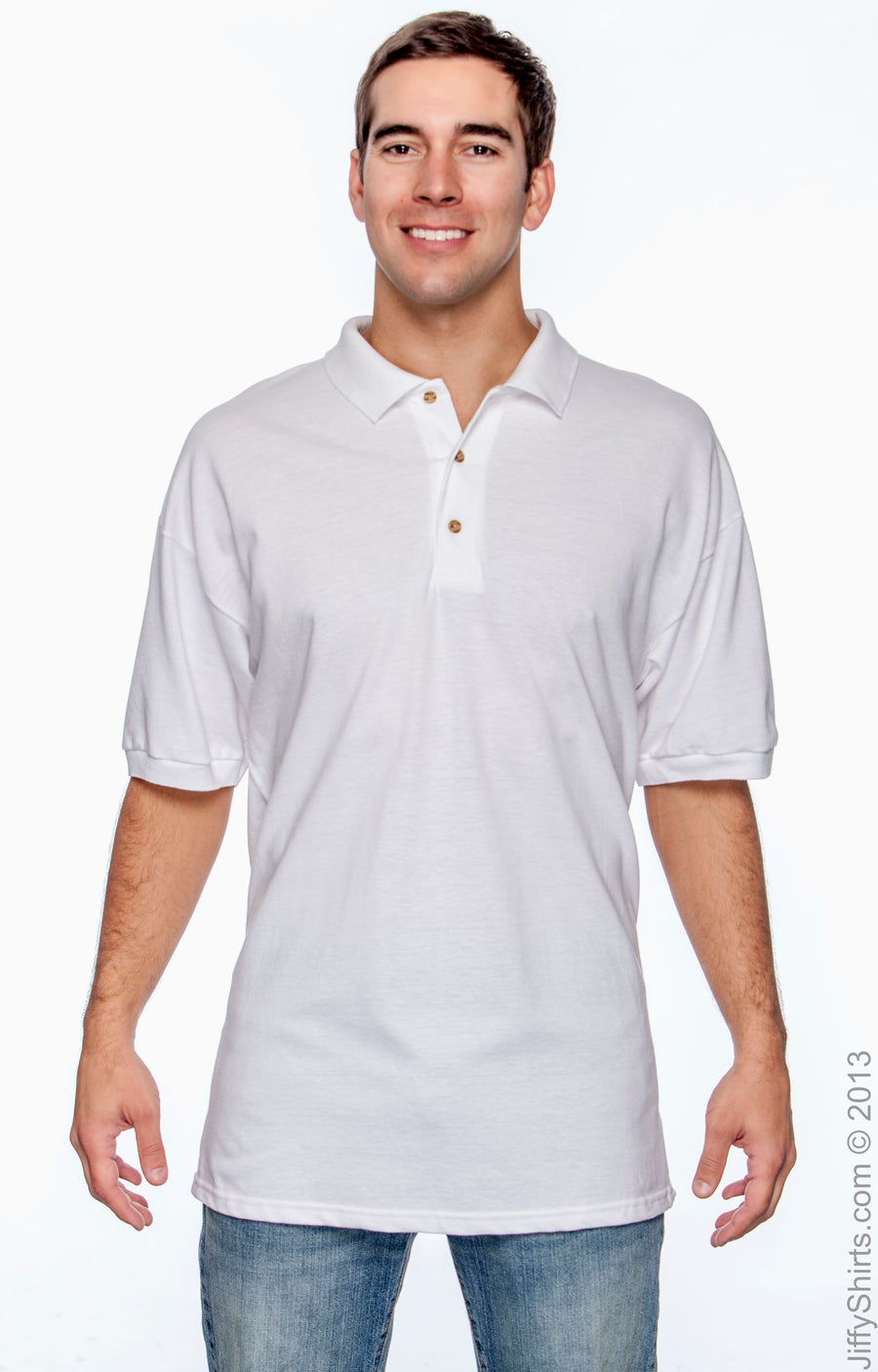 Unisex Ultra Cotton®  Piqué Polo - White