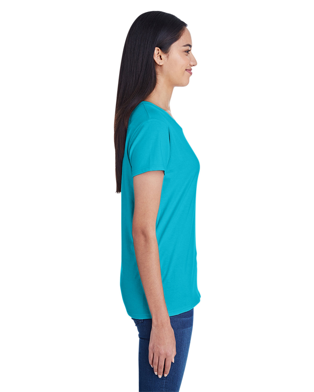 Women's Lightweight T-Shirt - Pool Blue