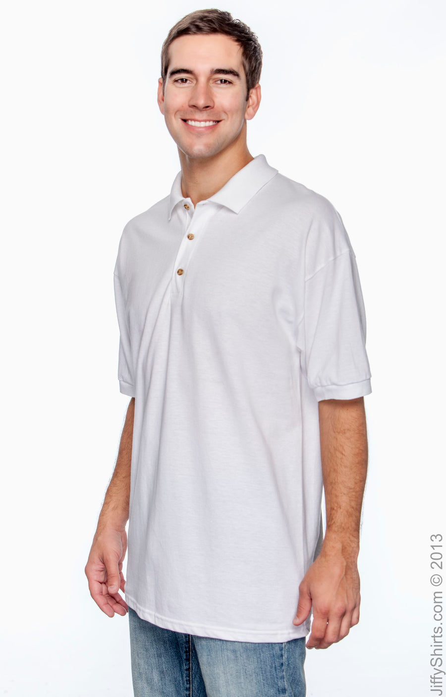 Unisex Ultra Cotton®  Piqué Polo - White