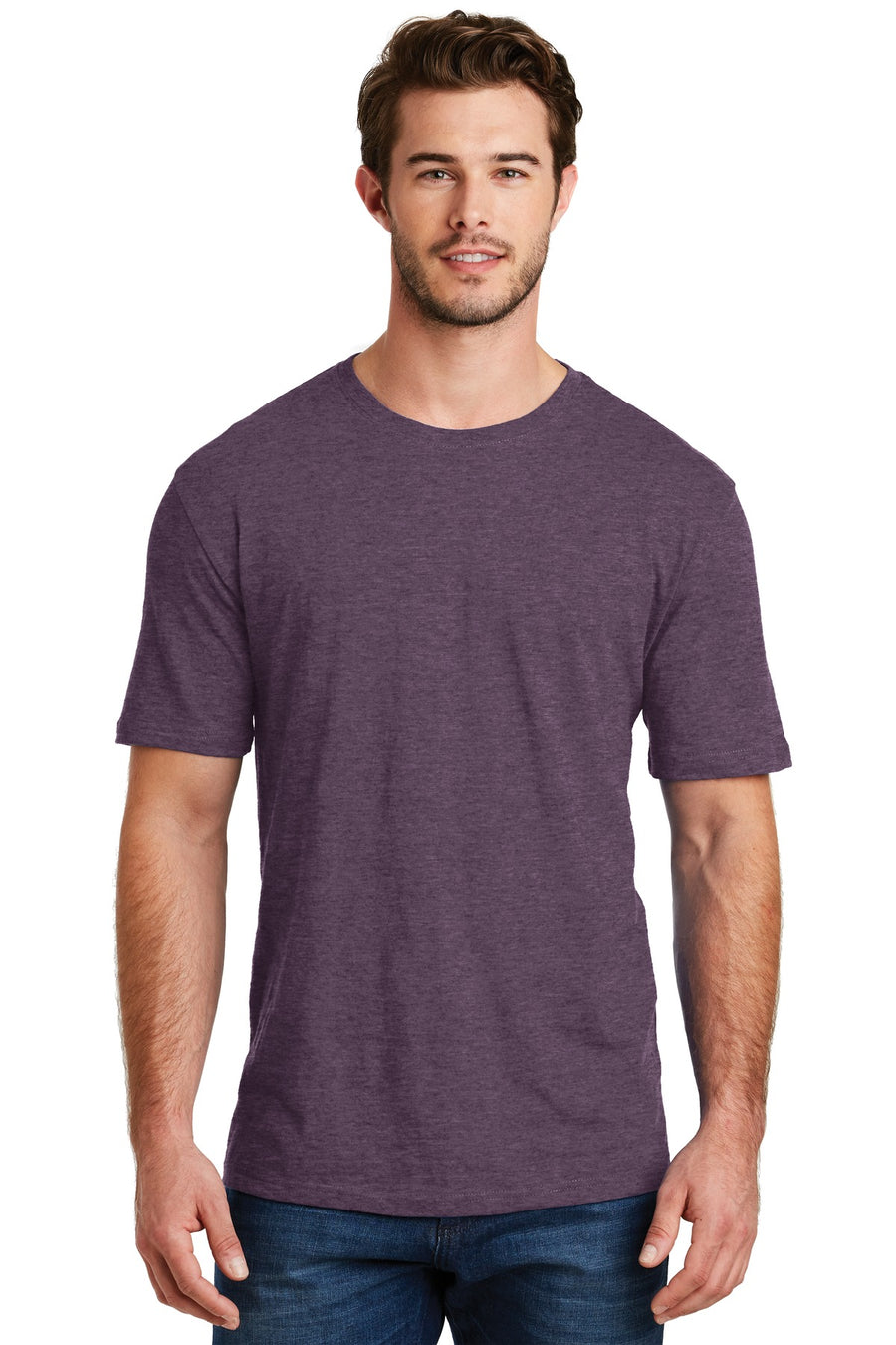 Unisex Perfect Blend Tee - Heather Eggplant