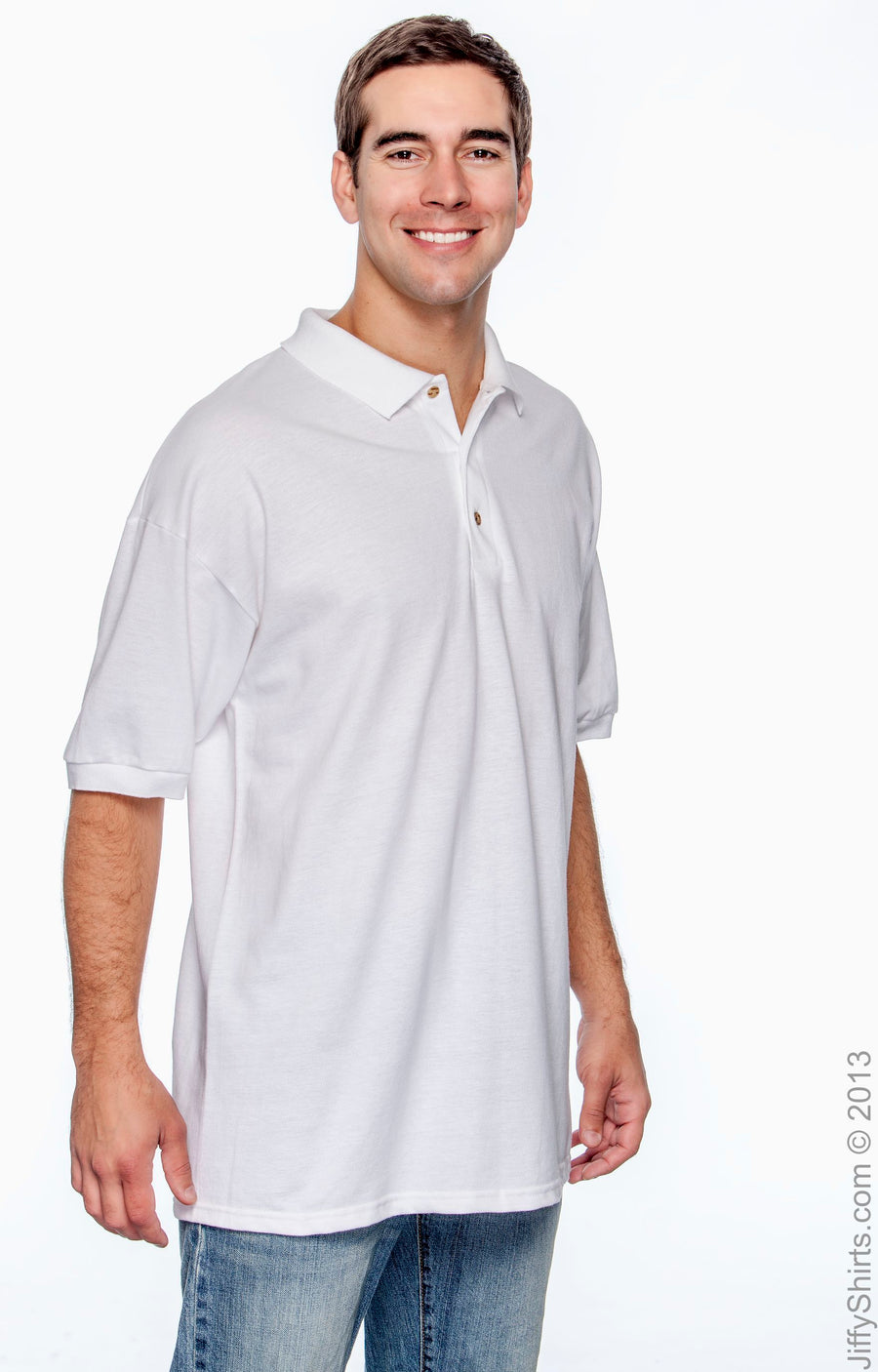 Unisex Ultra Cotton®  Piqué Polo - White