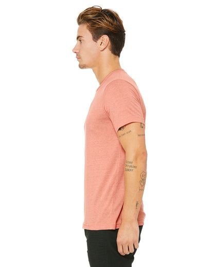 Unisex Heather CVC T-Shirt - Heather Sunset
