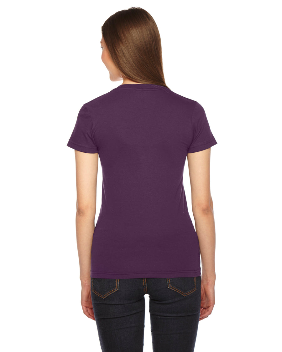 Women's Fine Jersey Short-Sleeve T-Shirt - Eggplant