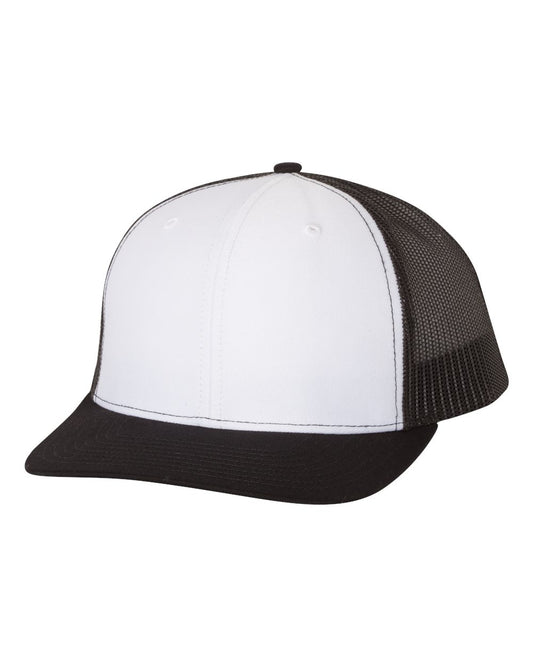 Snapback Trucker Cap - White / Black