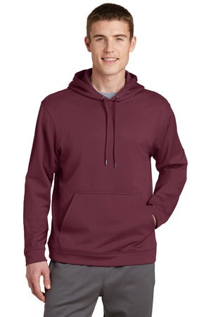 Sport-Wick Fleece Hooded Pullover - Maroon